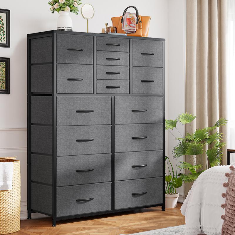 Dresser with Fabric Drawers