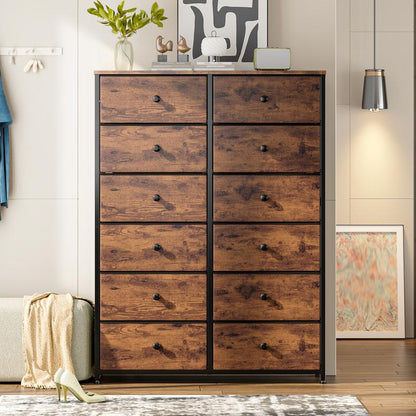 Dresser with Fabric Drawers