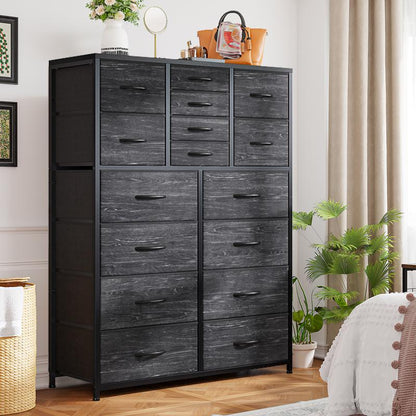 Dresser with Fabric Drawers