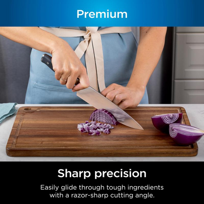 12-Piece German Stainless Steel Knife System with Built-in Sharpener