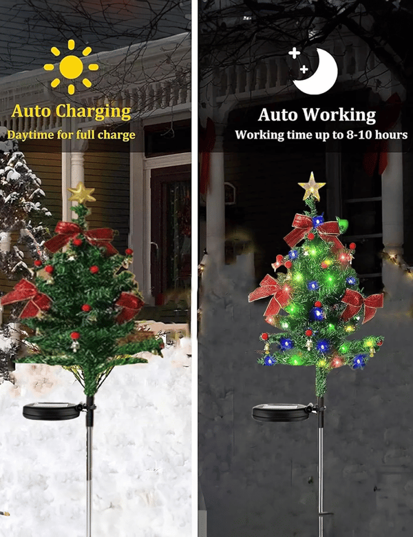 Solar Christmas Trees Lights