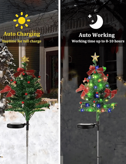 Solar Christmas Trees Lights