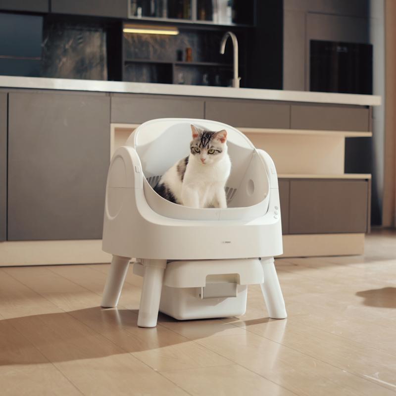 Self-Cleaning Cat Litter Box