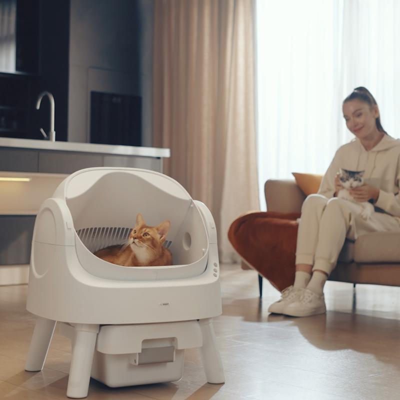 Self-Cleaning Cat Litter Box