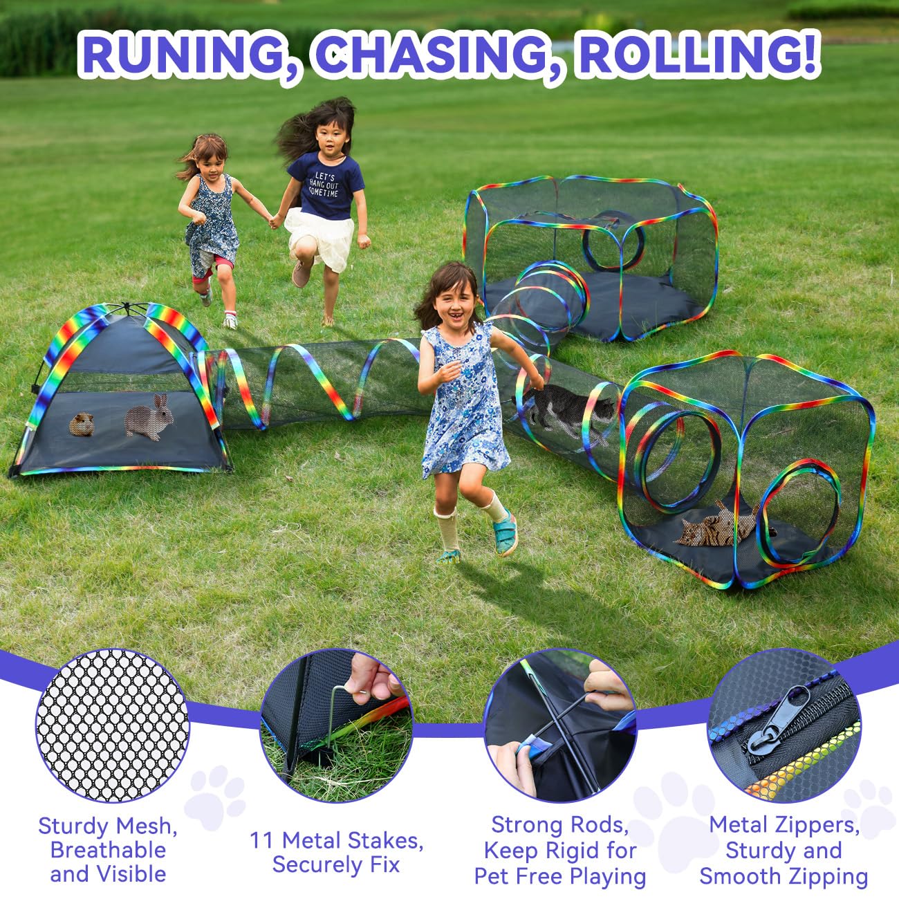 Mesh Cat Tent with Free Carry Bag