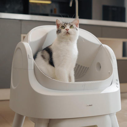 Self-Cleaning Cat Litter Box