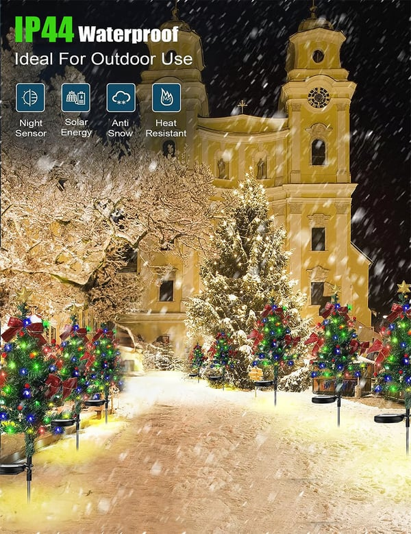 Solar Christmas Trees Lights