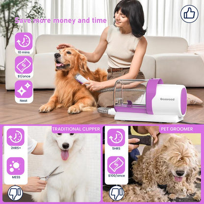 Dog Grooming Vacuum Kit