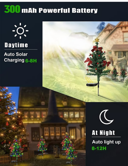Solar Christmas Trees Lights