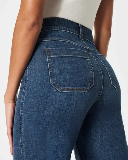 Cropped Wide-Leg Jeans