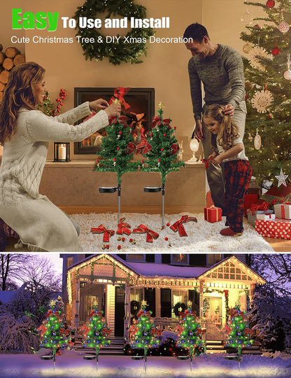 Solar Christmas Trees Lights