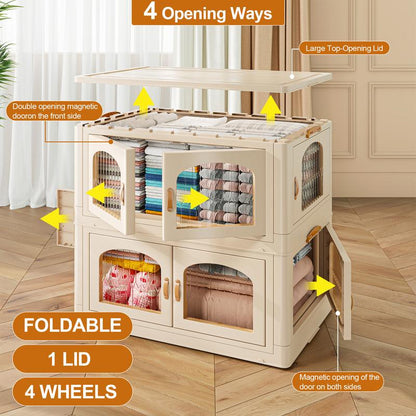 Plastic Storage Bin with A Lid