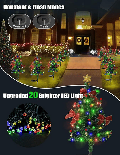 Solar Christmas Trees Lights