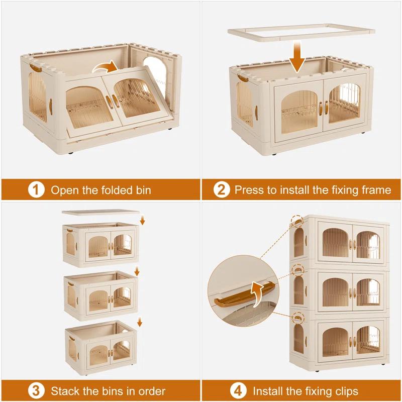 Plastic Storage Bin with A Lid